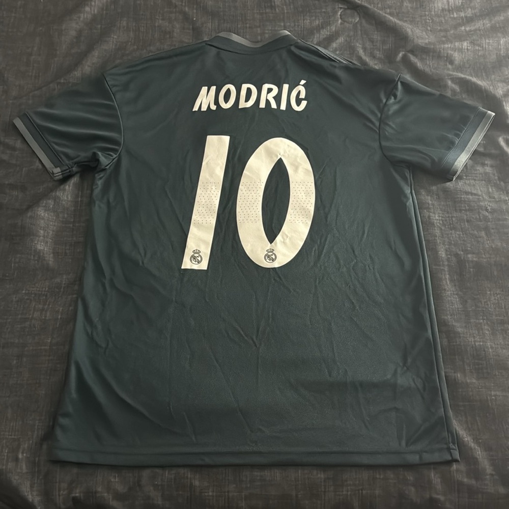 Real Madrid #10 Luka Modric 2018-19 Adidas Away la liga Jersey